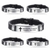 Inspirational Quote Faith Christian Bible Verse  (Proverbs 4:23) -silver (NEW) - Image 3