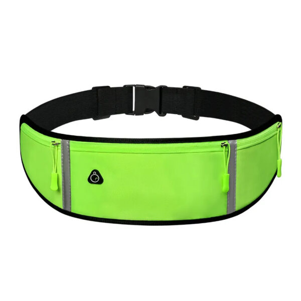 Running Belt, Workout Fanny Pack for Men Women, Exercise Waist Pack for iPhone Holder, Runner Belt for Running Walking Cycling Camping Gym (fluorescent green)